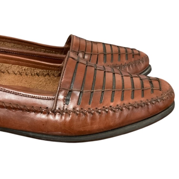 Giorgio Brutini le Glove Men's Brown Leather Loafers 13D Made in Brazil - Picture 5 of 12